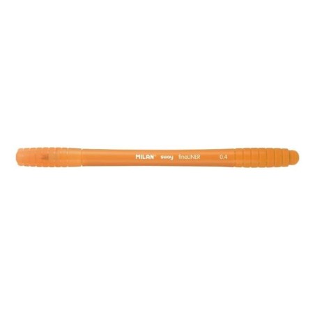 Pennarello Fineliner Milan Sway - Punta Fine 0,4 mm - ergonomico - inchiostro ad acqua - colore arancione 16pz 16pz