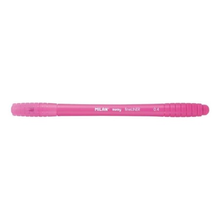 Milan Sway Fineliner Rotulador - Punta Fina 0.4mm - Ergonomico - Tinta al Agua - Color Rosa