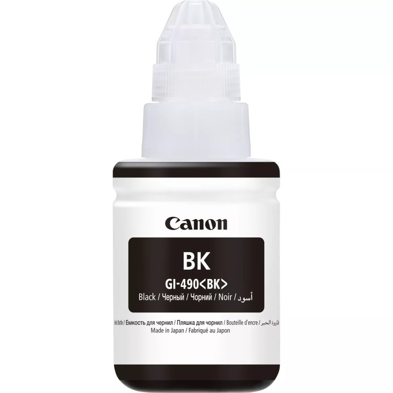 Canon GI490 Negro Botella de Tinta Original - GI490BK/0663C001 Canon GI490 Negro Botella de Tinta Original - GI490BK/0663C001