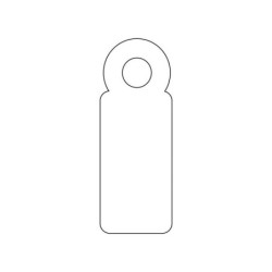 Etichette pendenti Apli bianche 7 x 19 mm 200 unità.