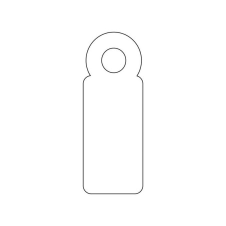 Apli Etiquetas Colgantes Blancas 7 x 19mm 200 U.