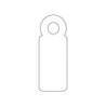 Apli Etiquetas Colgantes Blancas 7 x 19mm 200 U.