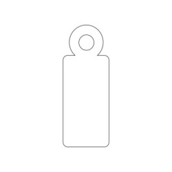 Etichette pendenti Apli bianche 9 x 24 mm 200 unità.