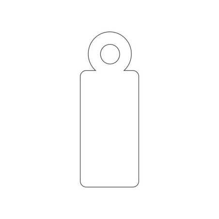 Apli Etiquetas Colgantes Blancas 9 x 24mm 200 U.