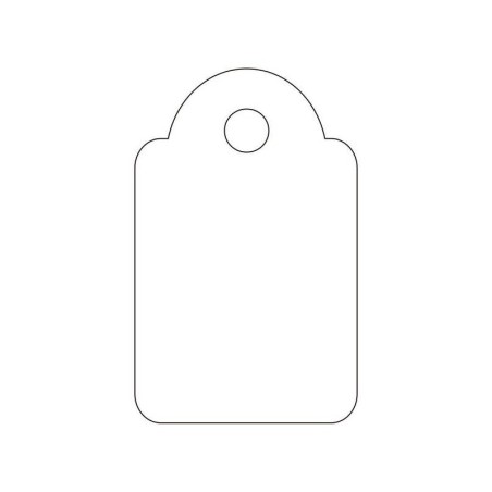 Apli Etiquetas Colgantes Blancas 15 x 24mm 200 U.
