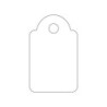 Apli Etiquetas Colgantes Blancas 15 x 24mm 200 U.