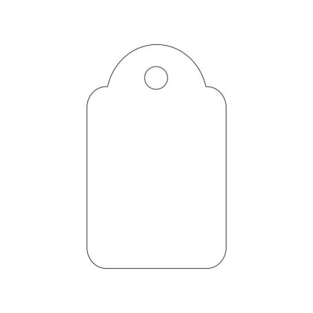 Apli Etiquetas Colgantes Blancas 18 x 29mm 200 U.