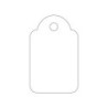 Apli Etiquetas Colgantes Blancas 18 x 29mm 200 U.