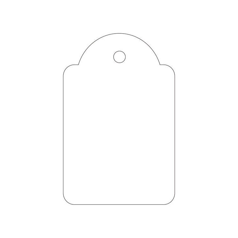 Apli Etiquetas Colgantes Blancas 28 x 43mm 100 U. Apli Etiquetas Colgantes Blancas 28 x 43mm 100 U.