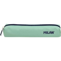 Astuccio Mini Rotondo Serie Milan 1918 - Tessuto Resistente a Rotture e Strappi - Misure 20,5x4,5x5cm - Colore Verde