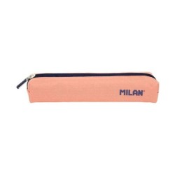 Mini Astuccio Rotondo Serie Milan 1918 - Tessuto Resistente a Rotture e Strappi - Misure 20,5x4,5x5cm - Colore Rosa