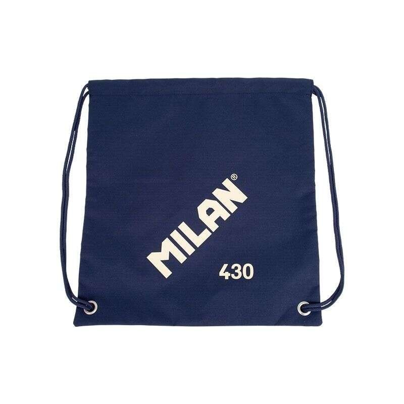Borsa/Zaino grande con tracolla Milan Serie 1918 - Tessuto 'ripstop' leggero e resistente - Misure 34x42x0,7 cm - Colore Blu Scu Borsa/Zaino grande con tracolla Milan Serie 1918 - Tessuto 'ripstop' leggero e resistente - Misure 34x42x0,7 cm - Colore Blu Scu