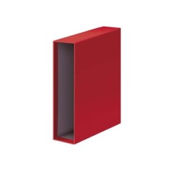 Dohe Archicolor Funda para Archivador de Palanca - Formato Folio - Carton Forrado - Color Rojo