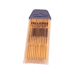 Fellowes Pack de 12 Unidades Recambios para Boligrafo con Peana - Color Azul