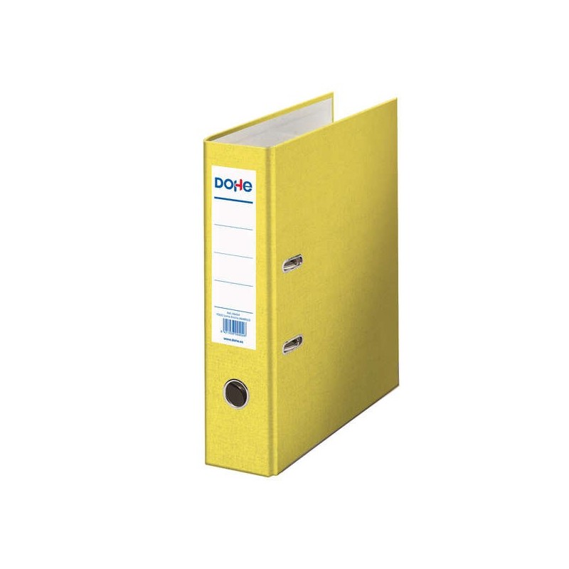 Dohe Archicolor Archivador de Palanca con Rado - Carton - Formato Folio - Lomo Ancho - Color Amarillo Dohe Archicolor Archivador de Palanca con Rado - Carton - Formato Folio - Lomo Ancho - Color Amarillo