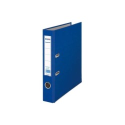 Dohe Archicolor Raccoglitore a leva con Rado e portacarte - Dorso stretto - Formato Folio - Cartoncino a righe - Colore blu