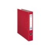 Dohe Archicolor Raccoglitore a leva con Rado e portacarte - Dorso stretto - Formato Folio - Cartoncino a righe - Colore rosso