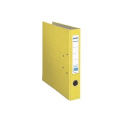 Dohe Archicolor Raccoglitore a leva con Rado e portacarte - Dorso stretto - Formato Folio - Cartoncino a righe - Colore giallo