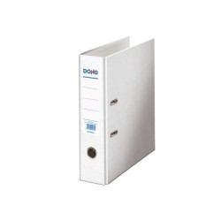 Raccoglitore a leva Dohe Archicolor con Rado - Cartoncino a righe - Formato Folio - Dorso largo - Colore bianco