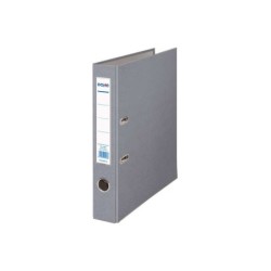Dohe Archicolor Raccoglitore a leva con Rado e portacarte - Dorso stretto - Formato Folio - Cartoncino a righe - Colore grigio