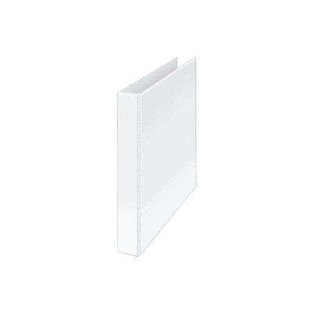 Cartella Dohe Kangaroo Basic A4 - 4 Anelli Misti 25mm - Busta su dorso e copertina - Cartoncino a righe - Colore bianco