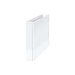 Cartella Dohe Kangaroo Basic A4 - 2 Anelli Misti 40mm - Busta su dorso e copertina - Cartoncino a righe - Colore bianco