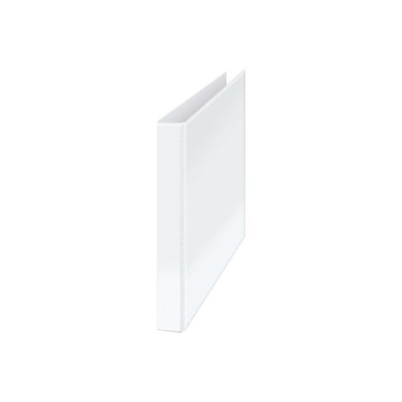 Cartella Dohe Kangaroo Basic A4 - 4 Anelli Misti 16mm - Busta su dorso e copertina - Cartoncino a righe - Colore bianco