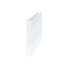 Cartella Dohe Kangaroo Basic A4 - 4 Anelli Misti 16mm - Busta su dorso e copertina - Cartoncino a righe - Colore bianco