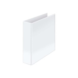 Cartella Dohe Kangaroo Basic A4 - 2 Anelli Misti 65mm - Busta su dorso e copertina - Cartoncino a righe - Colore bianco