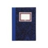 Dohe Cuaderno Cartone Rayado Horizontal - Folio Natural - Lomera de Tela - 100 Hojas Offset de 70gr