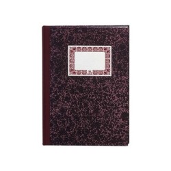 Dohe Cuaderno Cartone Caja - Folio Natural - Lomera de Tela - 100 Hojas Offset de 70gr