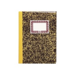 Dohe Cuaderno Cartone Cuentas Corrientes - Folio Natural - Lomera de Tela - 100 Hojas Offset de 70gr
