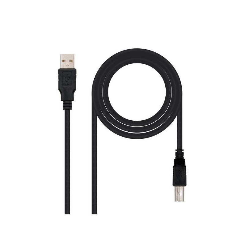 Cavo stampante nanocavo da USB-A 2.0 maschio a USB-B maschio 1,80 m Cavo stampante nanocavo da USB-A 2.0 maschio a USB-B maschio 1,80 m