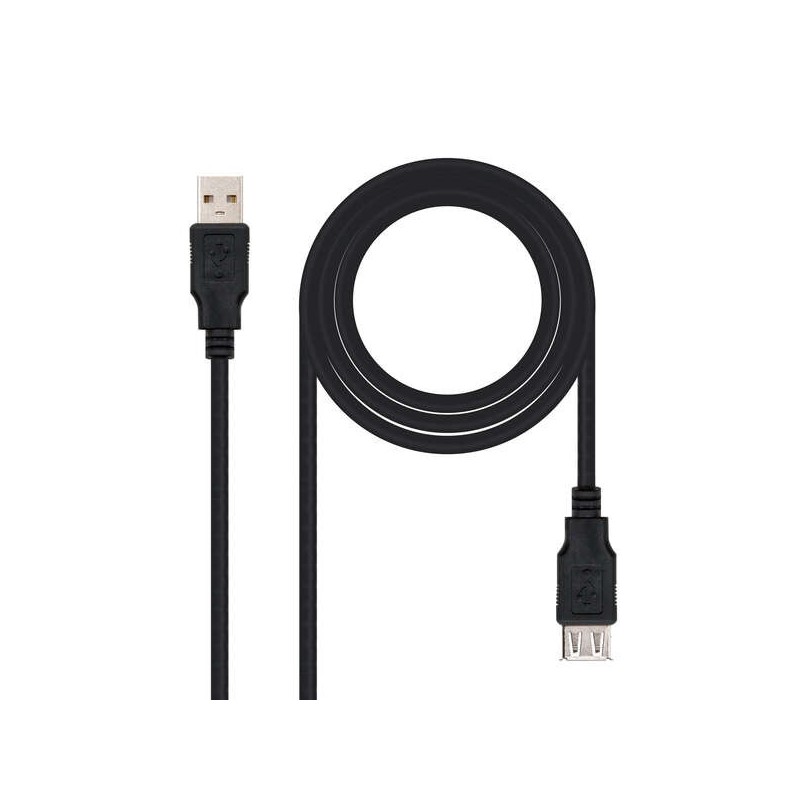 Cavo di prolunga Nanocable da USB-A 2.0 maschio a USB-A femmina 1 m Cavo di prolunga Nanocable da USB-A 2.0 maschio a USB-A femmina 1 m