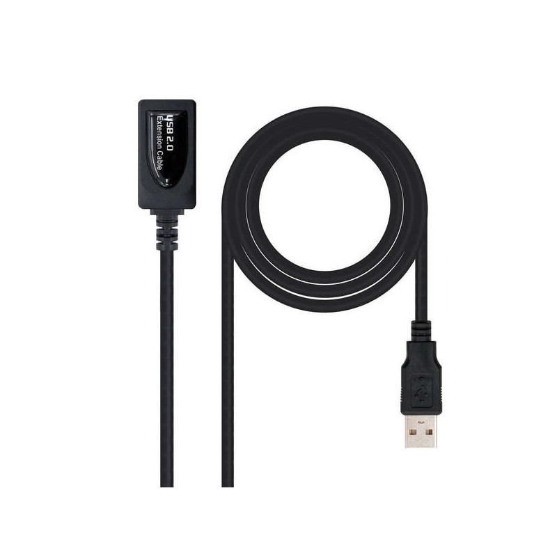 Cavo di prolunga nanocavo con amplificatore da USB-A 2.0 maschio a USB-A femmina 10 m Cavo di prolunga nanocavo con amplificatore da USB-A 2.0 maschio a USB-A femmina 10 m