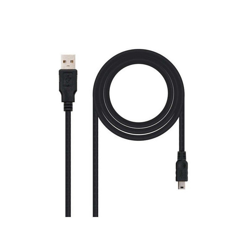 Nanocable Cable USB-A 2.0 Macho a Mini-USB Macho 0.50m Nanocable Cable USB-A 2.0 Macho a Mini-USB Macho 0.50m