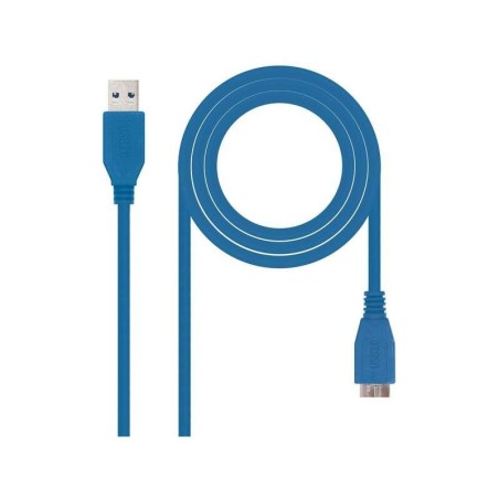 Cavo Nanocavo USB-A 3.0 Maschio a Micro-USB 3.0 Maschio 1m - Colore Blu