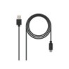 Cavo Nanocable da USB-C 2.0 maschio a USB-A maschio da 0,50 m