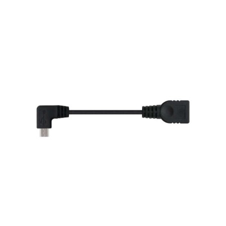 Cavo Nanocable Micro USB 2.0 OTG angolato maschio a USB-A femmina 15 cm