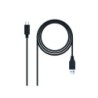 Cavo nanocavo USB-C 3.1 Gen 2 10 Gbps maschio a USB-A maschio 0,50 m