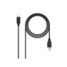 Cavo Nanocable USB 3.1 Gen2 10Gbps 3A USB-C/MA/M 2m - Nero