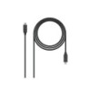 Cavo nanocavo USB-C 3.1 Gen 2 10Gbps maschio a USB-C maschio 1 m