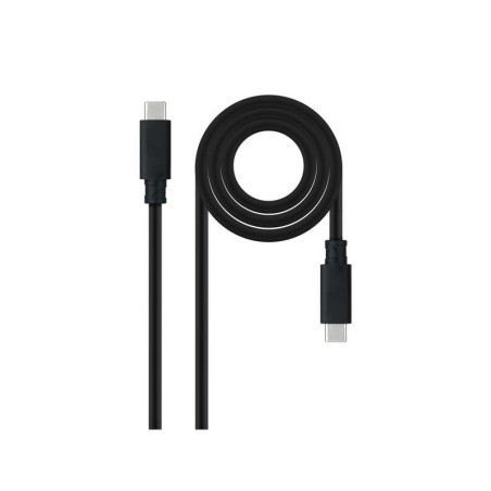 Nanocable Cable USB 3.1 Gen2 5A USB-C/M-USB-C/M 1.5m - Color Negro