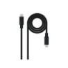 Cavo Nanocable USB 3.1 Gen2 5A USB-C/M-USB-C/M 2m - Colore nero