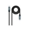 Cavo Nanocable USB 3.2 Gen2X2 100W 4K/60Hz USB-C M/M 1,5m - Nero