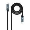 Cavo Nanocable USB 3.2 Gen2x2 100W 4K/60Hz USB-C M/M - Lunghezza 3m - Colore Nero
