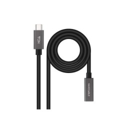 Cavo Nanocable USB 3.2 Gen2x2 60W 4K/60Hz USB-C M/H - 0,5 m - Colore nero