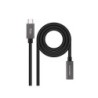 Cavo Nanocable USB 3.2 Gen2x2 60W 4K/60Hz USB-C M/H - 1,5 m - Nero