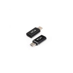 Adattatore nanocavo micro USB/MA USB-C/H - nero