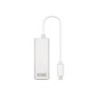 Convertitore nanocavo USB-C a Gigabit Ethernet 10/100/1000 Mbps - 15 cm - Colore alluminio